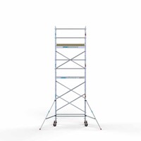 Euroscaffold Basis-Rollgerüst 75 x 190 x 7,2 m Arbeitshöhe mit leichter Plattform