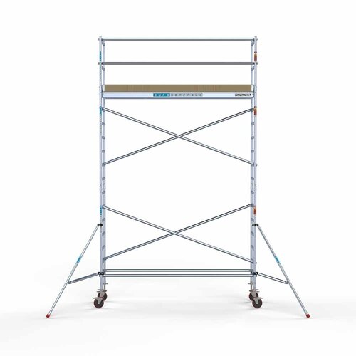 Euroscaffold Basis-Rollgerüst 75 x 305 x 6,2 m Arbeitshöhe mit leichter Plattform