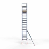 Euroscaffold Basis-Rollgerüst 75 x 250 x 6,2 m Arbeitshöhe mit leichter Plattform