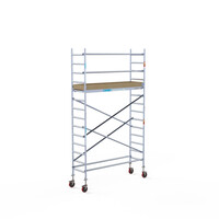 Euroscaffold Basis-Rollgerüst 75 x 250 x 5,2 m Arbeitshöhe mit leichter Plattform