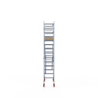 Euroscaffold Basis-Rollgerüst 75 x 190 x 5,2 m Arbeitshöhe mit leichter Plattform