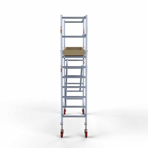 Euroscaffold Basis-Rollgerüst 75 x 250 x 4,2 m Arbeitshöhe mit leichter Plattform