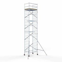 Euroscaffold Gerüstanhänger + Basis-Rollgerüst 135 x 190 x 10,2 m