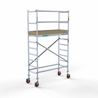 Euroscaffold Basis-Rollgerüst 75 x 190 x 4,2 m Arbeitshöhe mit leichter Plattform