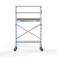Euroscaffold Basis-Rollgerüst 75 x 190 x 4,2 m Arbeitshöhe mit leichter Plattform