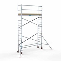 Euroscaffold Gerüstanhänger + Basis-Rollgerüst 75 x 305 x 6,2 m