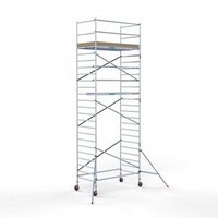 Euroscaffold Gerüstanhänger + Basis-Rollgerüst 135 x 190 x 8,2 m