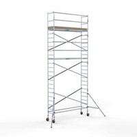 Euroscaffold Gerüstanhänger + Basis-Rollgerüst 75 x 305 x 8,2 m