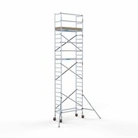 Euroscaffold Gerüstanhänger + Basis-Rollgerüst 75 x 190 x 8,2 m