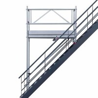 Euroscaffold Konsole mit Kreuzkupplung für Treppenhausgerüste