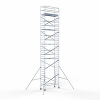 Euroscaffold Rollgerüst komplett 90 x 250 x 12,2 m Arbeitshöhe