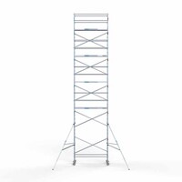Euroscaffold Rollgerüst komplett 90 x 250 x 12,2 m Arbeitshöhe