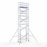 Euroscaffold Rollgerüst komplett 90 x 250 x 10,2 m Arbeitshöhe