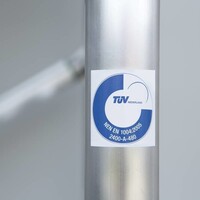 Euroscaffold Rollgerüst komplett 90 x 250 x 7,2 m Arbeitshöhe