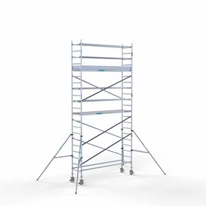 Euroscaffold Rollgerüst komplett 75 x 305 x 7,2 m Arbeitshöhe