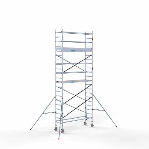 Rollgerüst komplett 75 x 250 x 7,2 m Arbeitshöhe Euroscaffold Rollgerüst komplett 75 x 250 x 7,2 m Arbeitshöhe