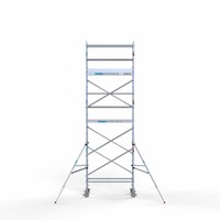 Euroscaffold Rollgerüst komplett 75 x 190 x 7,2 m Arbeitshöhe