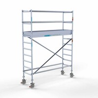 Euroscaffold Rollgerüst komplett 75 x 305 x 4,2 m Arbeitshöhe