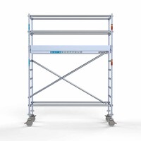 Euroscaffold Rollgerüst komplett 75 x 305 x 4,2 m Arbeitshöhe
