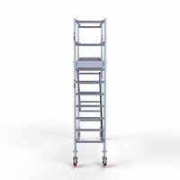 Euroscaffold Rollgerüst komplett 75 x 305 x 4,2 m Arbeitshöhe