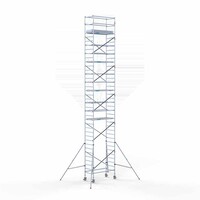 Euroscaffold Rollgerüst komplett 90 x 190 x 12,2m Arbeitshöhe