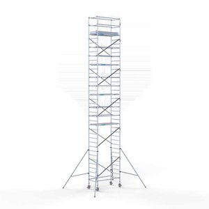 Euroscaffold Rollgerüst komplett 90 x 190 x 12,2m Arbeitshöhe Rollgerüst komplett 90 x 190 x 12,2m Arbeitshöhe