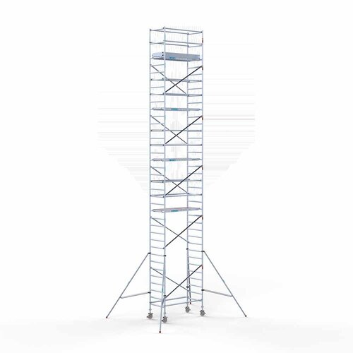 Rollgerüst komplett 90 x 190 x 12,2m Arbeitshöhe Euroscaffold Rollgerüst komplett 90 x 190 x 12,2m Arbeitshöhe