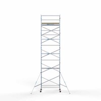Euroscaffold Basis Rollgerüst 135 x 250 x 11,2 m Arbeitshöhe