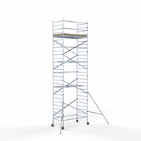 Euroscaffold Basis-Rollgerüst 135 x 250 x 9,2 m Arbeitshöhe