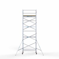 Euroscaffold Basis-Rollgerüst 135 x 250 x 9,2 m Arbeitshöhe