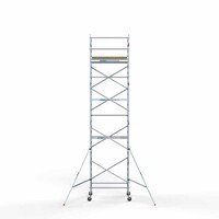 Euroscaffold Basis-Rollgerüst 135 x 190 x 9,2m Arbeitshöhe