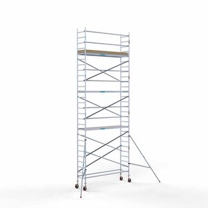 Euroscaffold Basis-Rollgerüst 75 x 305 x 9,2 m Arbeitshöhe Basis-Rollgerüst 75 x 305 x 9,2 m Arbeitshöhe