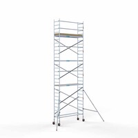 Euroscaffold Basis-Rollgerüst 75 x 250 x 9,2 m Arbeitshöhe