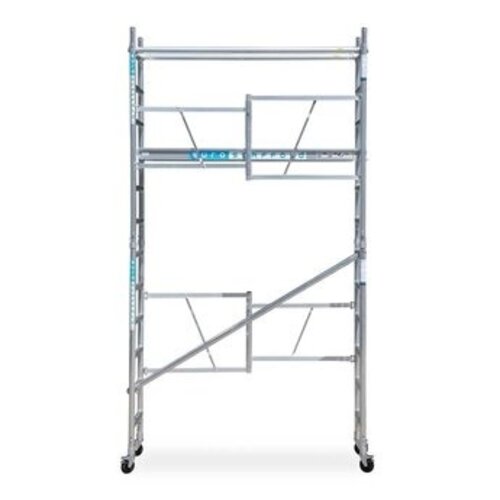 Euroscaffold Zimmergerüst 75x190x4,7m Arbeitshöhe mit verstellbaren Lenkrollen