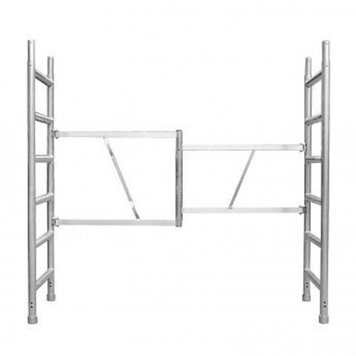 Euroscaffold Zimmergerüst 75x190x4,7m Arbeitshöhe mit verstellbaren Lenkrollen