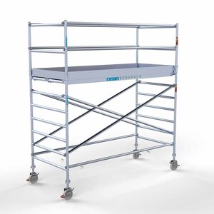 Euroscaffold Rollgerüst komplett 135 x 250 x 4,2 m Arbeitshöhe Euroscaffold Rollgerüst komplett 135 x 250 x 4,2 m Arbeitshöhe