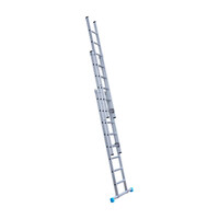 Eurostairs Eurostairs Reformleiter dreiteilig gerade 3 x 8 Sprossen