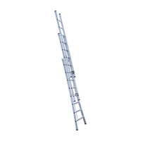 Eurostairs Eurostairs Reformleiter dreiteilig gebogen 3 x 8 Sprossen