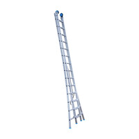 Eurostairs Eurostairs doppelt gebogen 2 x 14 Sprossen + Giebelrollen