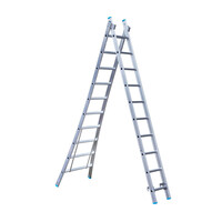 Eurostairs Eurostairs Reformleiter doppelt gebogen 2 x 10 Sprossen