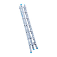 Eurostairs Eurostairs Reformleiter doppelt gebogen 2 x 6 Sprossen