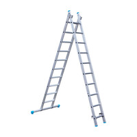 Eurostairs Eurostairs Reformleiter doppelt gerade 2 x 10 Sprossen