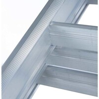 Eurostairs Eurostairs Leiter einfach gebogen 1 x 14 Sprossen