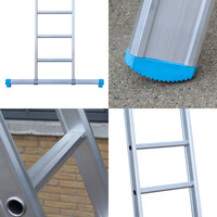 Eurostairs Eurostairs Leiter einfach gerade 1 x 12 Sprossen