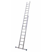 MAXALL® Maxall Zweiteilige gerade 2x14 Sprossen + Fassadenrollen