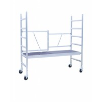 Euroscaffold Klappgerüst mit Vario-Frontgeländer 75x190x5,8m Arbeitshöhe