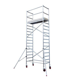 Basis Rollgerüst mit Vario-Frontgeländer 75x250x6,2m Arbeitshöhe