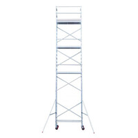 Euroscaffold Basis Rollgerüst mit Vario-Frontgeländer 75x190x10,2m Arbeitshöhe