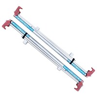 Euroscaffold Basis-Rollgerüst mit Vario-Frontgeländer 75x190x6,2m Arbeitshöhe