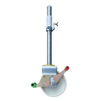 Euroscaffold Rollgerüst mit Vario-Frontgeländer 135x305x6,2m Arbeitshöhe
